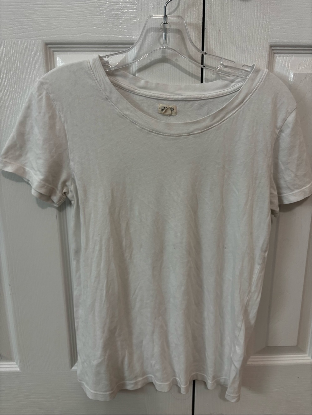L’AGENCE white t shirt size M